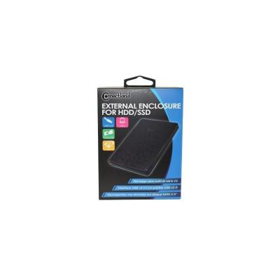 Boitier externe 25 sata usb 3 noir ref 1908113 be usb3 hd002 installation sans outil connectland