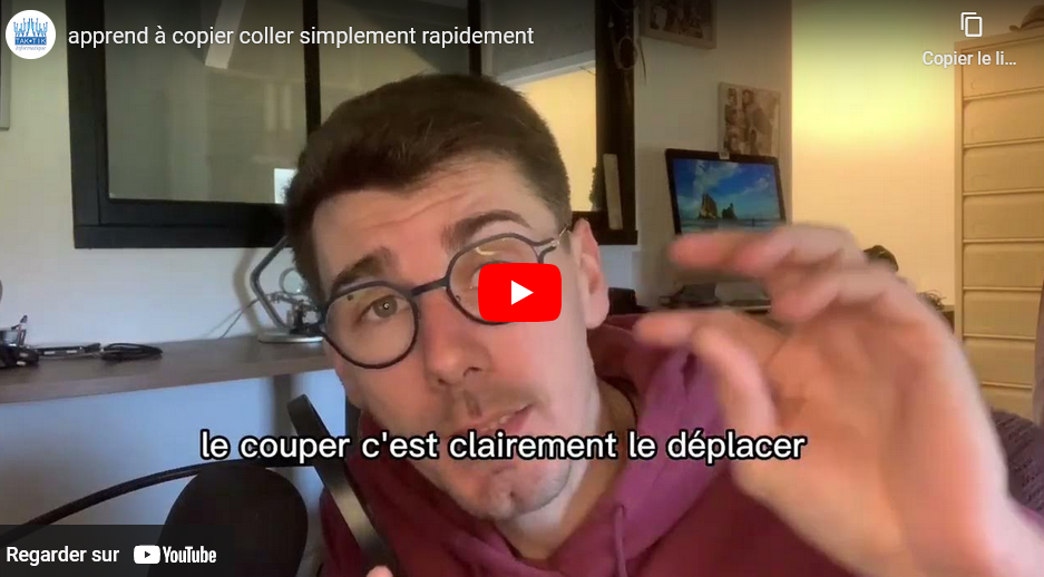 Savoir comment faire un copier-coller